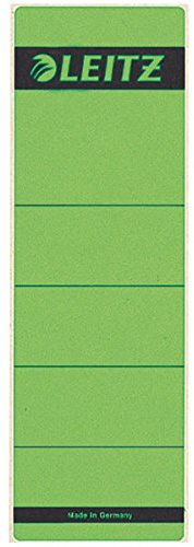 Leitz Rückenschilder breit kurz grün 61x191mm 1642