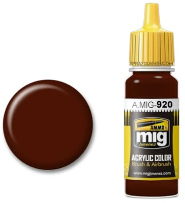 Ammo MIG-0920 röd grundfärg akrylfärg (17 ml), flerfärgad