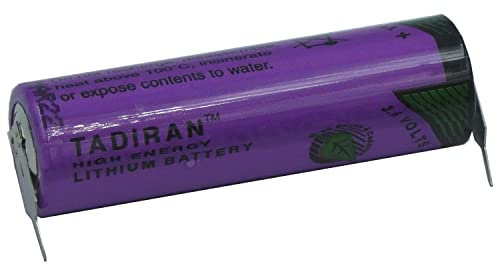 TADIRAN Lithium Batterie AA, Mignon 3,6V 2100mAh - Batterien für Rauchmelder, Lithium AA Batterie, Hohe Energiedichte, Langlebige Leistung - mit 2er Print