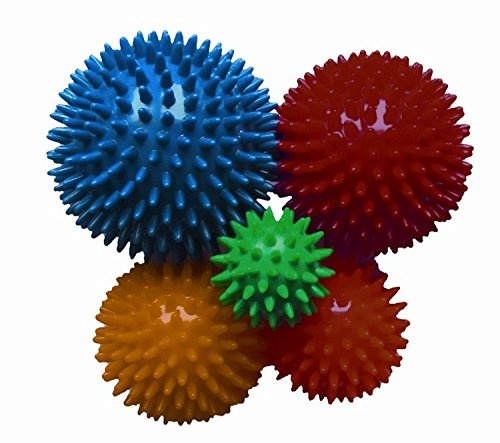 Igelball Noppenball Stachelball Massage-Ball Wutball (9cm rot)