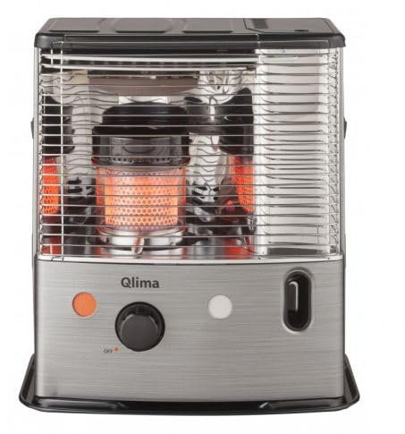 Qlima Petroleumofen mit 2,7 kW Leistung ohne Netzanschluss - inkl. Petroleumpumpe!