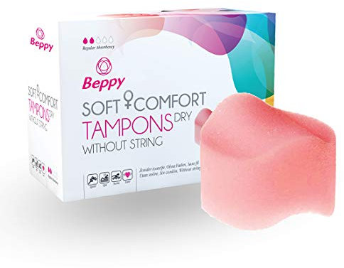 Beppy Comfort Dry Sponge Tampons - Pack of 2