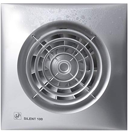 S & p silent-100 cz 12v - Extractor bano silent-100 cz silver 12v 13w