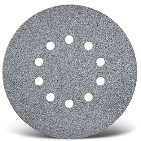 MENZER Platinum Disques abrasifs auto-agrippants, 225 mm, 10 trous, p. Ponceuses à plâtre, Corindon semi-supérieur (Lot de 5) G240