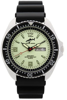 Chris Benz One Man CBO-N-SW-KB Elegante Herrenuhr Taucheruhr