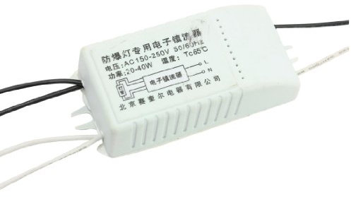 sourcingmap Energy Saving Electronic Fluorescent Lamp Bulb Light Ballast AC 150-250V 20-40W