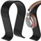 GEEKRIA Omega Kopfhörer-Ständer aus Acryl für Over-Ear-Kopfhörer, Gaming-Headset-Halter, Schreibtisch-Aufhänger, kompatibel mit Sony, AKG, Sennheiser, JVC, Philips, Bang & Olufsen Headsets (schwarz)