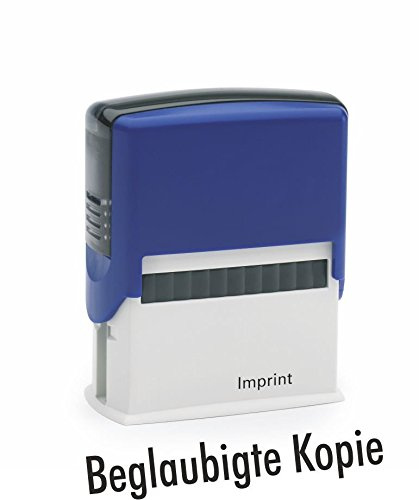 Die Stempel GmbH Lagerstempel/Selbstfärber Beglaubigte Kopie von Kaufhaus2010