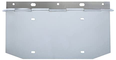 United Pacific 10511 Heavy-Duty Chrome License Plate Angled Holder w/Hinge, Steel Construction, Strong Hinge – ONE Unit