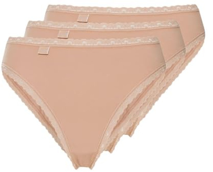 Sloggi 24/7 Cotton Lace Tai C3P Femme, Brush, 44