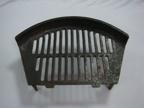 Inglenook 16 Fire Grate Cast Iron Stool Coal Log Fireplace Black Front Open Basket