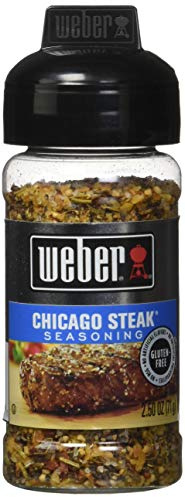 WEBER Grill CHICAGO STEAK Seasoning 2.5 oz. (Pack of 2)