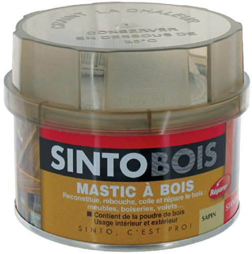 Mastic SINTOBOIS + Tube durcisseur SINTO - Sapin - Boite 170 ml - 33780