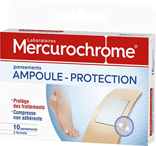 Mercurochrome Pansements Ampoule-Protection, 10 pansements