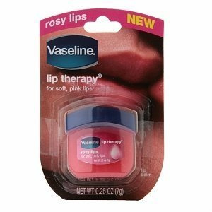Vaseline, Rosy Lips, läppterapi, .25 OZ, (förpackning med 3) av Vaseline