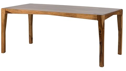 MASSIVMOEBEL24.DE | Esstisch Sheesham 160x85x77 braun lackiert Ancona #0102