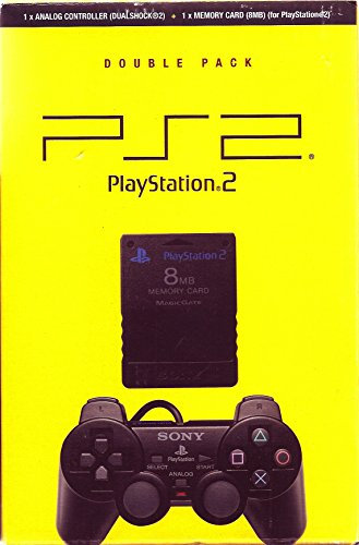 Sony 9181910 Memory Card Aand Dualshock 2 Control Gamepad