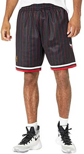 Mitchell & Ness Retro-Stil, Schwarz, Groß