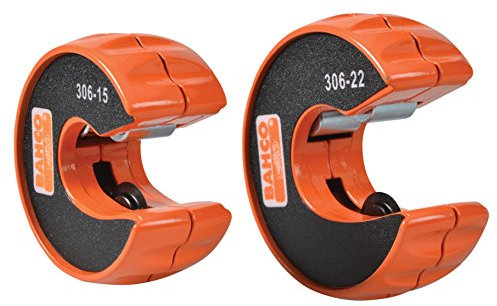 Bahco BAH306PACK Pipe Cutters, Orange, 15mm & 22mm