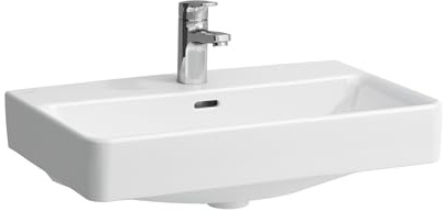 LAUFEN PRO S Waschtisch Compact, 1 Hahnloch, mit Überlauf, 600x380mm, H8189590001041, Farbe: Weiß