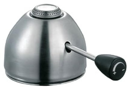 Schulte-Ufer Vesuv Gasbrenner, Edelstahl, Edelstahloptik, universal, Silberfarben