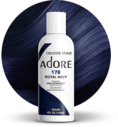Creative Image Adore Semi-Permanent Hair Color (178 Royal Navy) by Adore