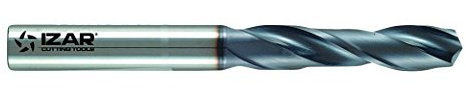 Izar 15885 Broca Integral Metal Duro Gran Rendimiento CNC, MD/HM Carbure K20, AlTiN, 8400, DIN 6537 K, 15.00 mm Diámetro Corte
