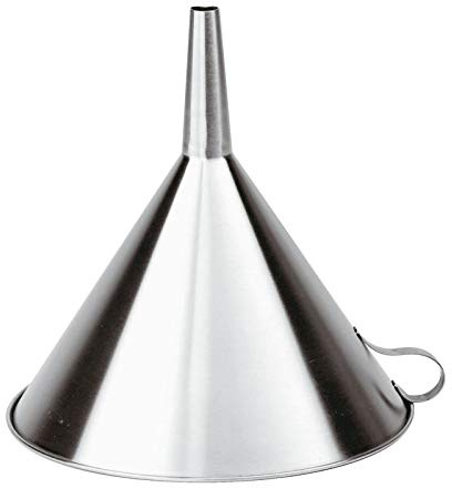 Paderno 42562-25 Imbuto, 25 cm, Acciaio Inox