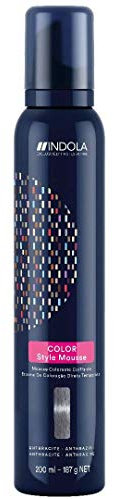 Indola Color Style Mousse mittel braun, 1er Pack, (1x 200 ml) Orange
