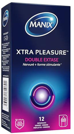 Manix Xtra Pleasure Kondome, 1er Pack (1 x 12 Stück)