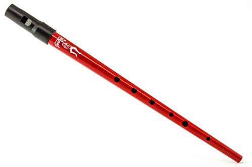 Clarke Pennywhistle Sweetone Rot - Metall - Kunststoffmundstück - Einzelinstrument - Stimmung C