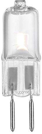 sygonix 20365X Halogen EEK: B (A++ -E) G6.35 50mm 12V 28W Warmweiß Stiftsockel dimmbar, 3 Stück