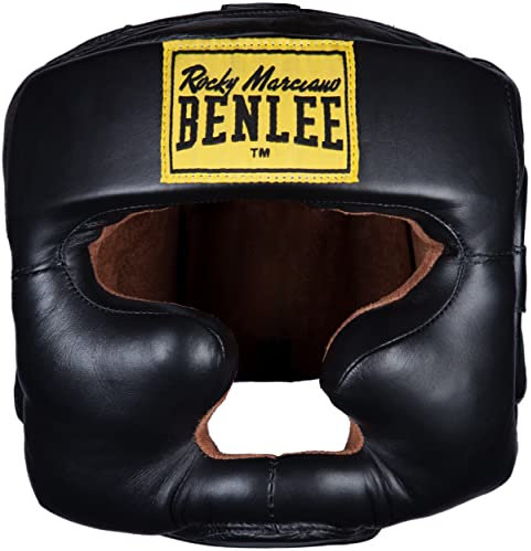 BENLEE Kopfschutz aus Leder Full FACE Protection L/XL, Black