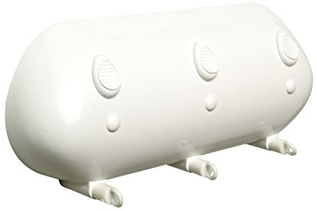 Toyma 0755/10-Tendedero Extensible 3 Cuerdas, Color Blanco