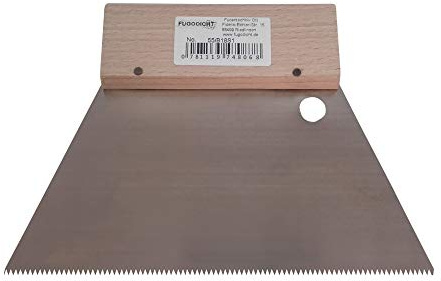 Fugodicht Leim Klebstoff Zahnspachtel Bodenleger Normalstahl S1 0.2x1.8mm gezahnt 180mm