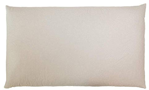 Almohada de espelta orgánica (40 x 60 cm, relleno orgánico, sin teñir ni blanquear)