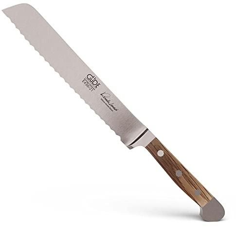 Güde E430/21 - Cuchillo de pan alpha roble 21 cm madera de cubas de roble (h.nr.)