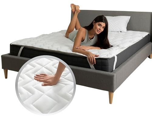sei Design Matratzenschoner 90 x 200 atmungsaktiv - Luxuriöse Matratzenschutz Auflage - Extra Soft & weich - Matratzen Schoner waschbar & trocknergeeignet - Matratzen Schutz - Schonbezug Matratze
