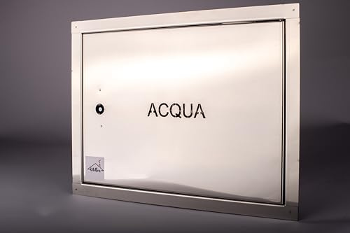 Tapa de acero inoxidable para contador de agua; disponible en todos los tamaños