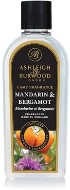 Ashleigh & Burwood Mandarin & Bergamot Lamp Fragrance | 500ml | Luxury Fresh Home Scent | Scented Room Fragrance | Made in The UK