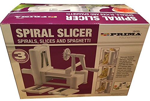 3 Blade Spiral Slicer for Slices and Spaghett
