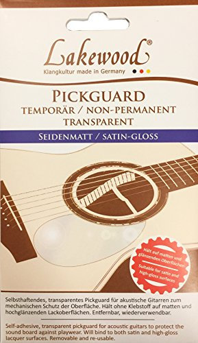 Lakewood Pickguard - Transparent Satin
