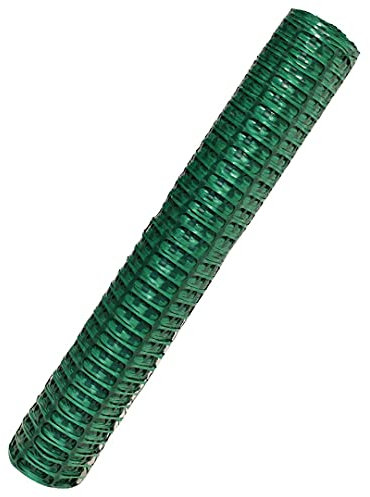 Suregreen Barrier Fencing Mesh | 1m x 50m | Green | 110g/m² | 5.5kg | Medium Duty, High Density, Reusable, Recycled Plastic, Temporary Barrier Fencing