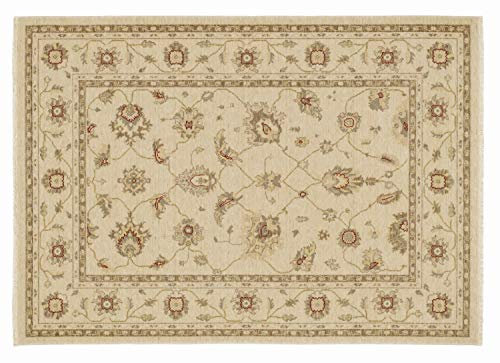 Mein Teppichmarkt Teppichträume werden wahr! CASPARA LIAN Orientteppich Naturfaser Kurzflor in Hellbeige Beige Braun Größe: 120x180 cm Diele, Esszimmer, Flur, Kinderzimmer, Küche, Schlafzimmer, W