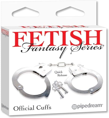 Fetish Fantasy Adult Novelty Roleplay Handcuffs, Silver