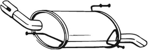 BOSAL Endschalldämpfer 185-947 | Kompatibel mit: OPEL CORSA C, CORSA C Kasten/Schrägheck