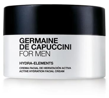 Germaine de Capuccini - For men - Crema Facial de Hidratación Activa - Crema facial hidratante de hombre - Aporta tonicidad y vitalidad - Mejorar la textura y condición de la piel masculina-50 ml