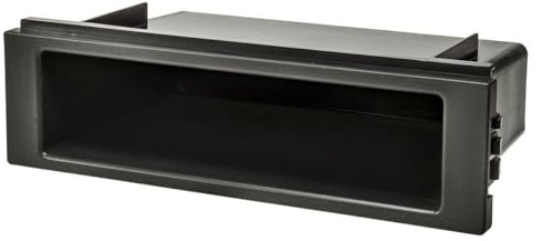 tomzz Audio 2400-030 Ablagefach Schacht Kunststoff mit Auflagekante Höhe 50mm schwarz matt