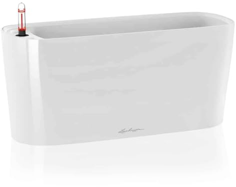 Lechuza-Gefäß mit Bewässerungssystem Delta Premium 20 weiß Hochglanz