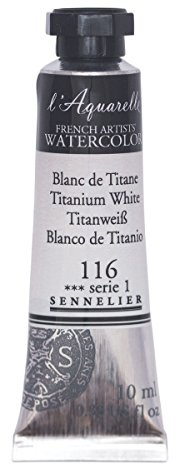 Sennelier Aquarellfarben 10Ml Tube S1 - Titanweiß (116)